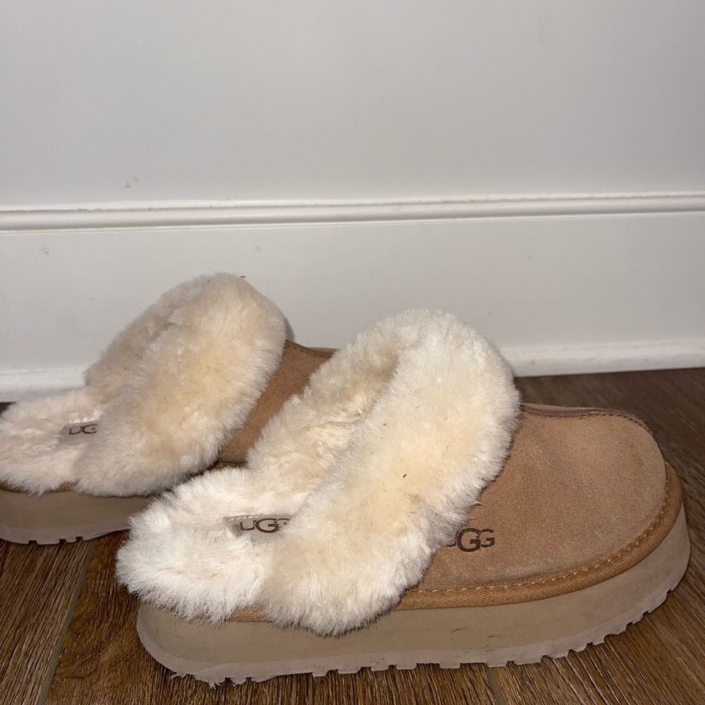 UGG Tan Sheepskin Slippers